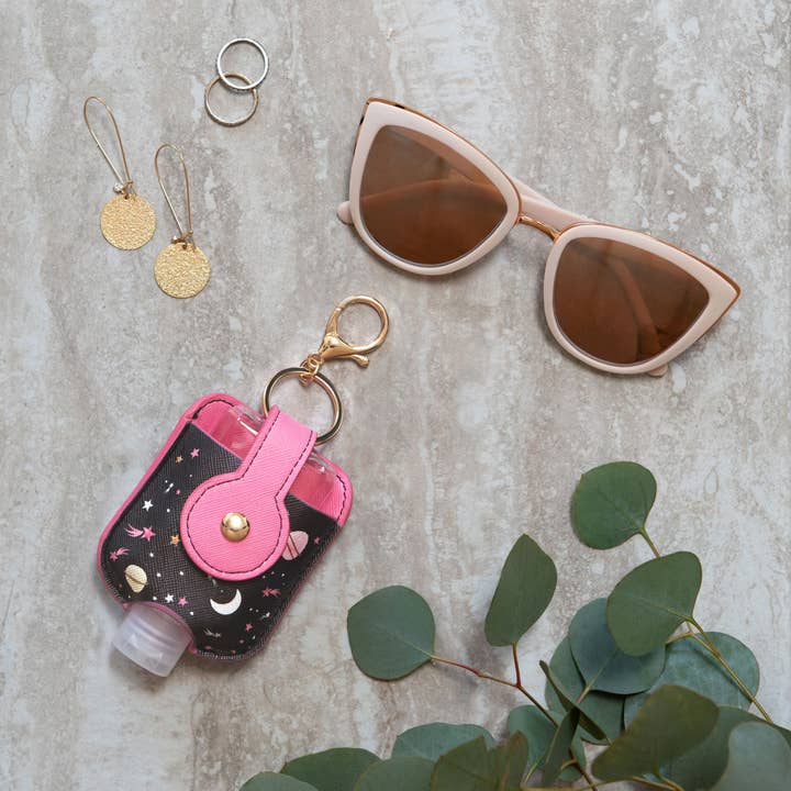 Studio Oh! - Vente Désinfectants pour les mains - Moons & Stars Porte-santitiseur à main1