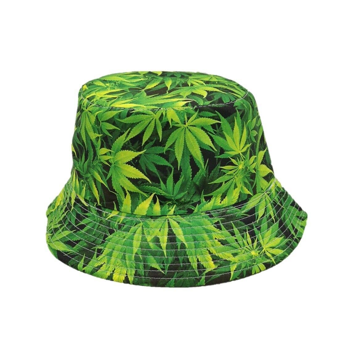 Stylex Party - Wholesale Bucket Hat - Unisex - Bucket Hat Weed Leaf Festivals Fancy Dress Costume22