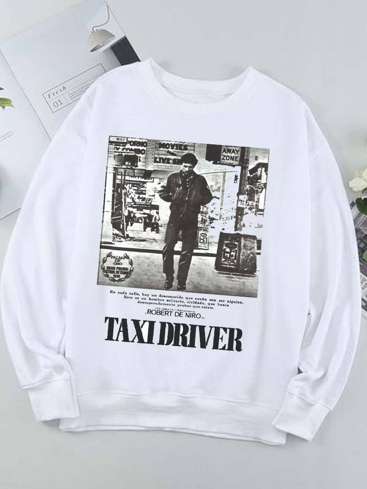 M9265 - SW TAXI graphic sweatshirts for wholesale by HARANG