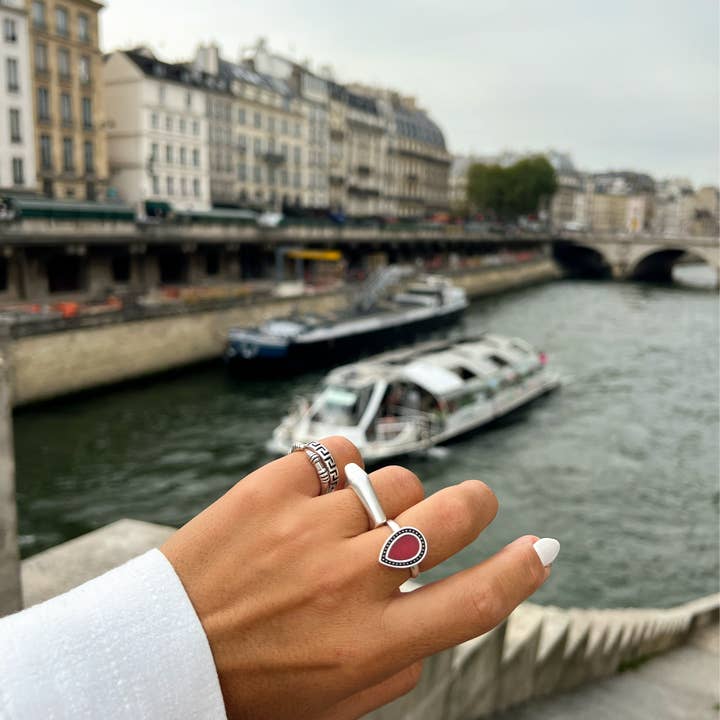 Christina Christi – wholesale Band/Stackad Ring – Silverringar Kvinnor, Silver Band Ringar, Stapelbara ringar