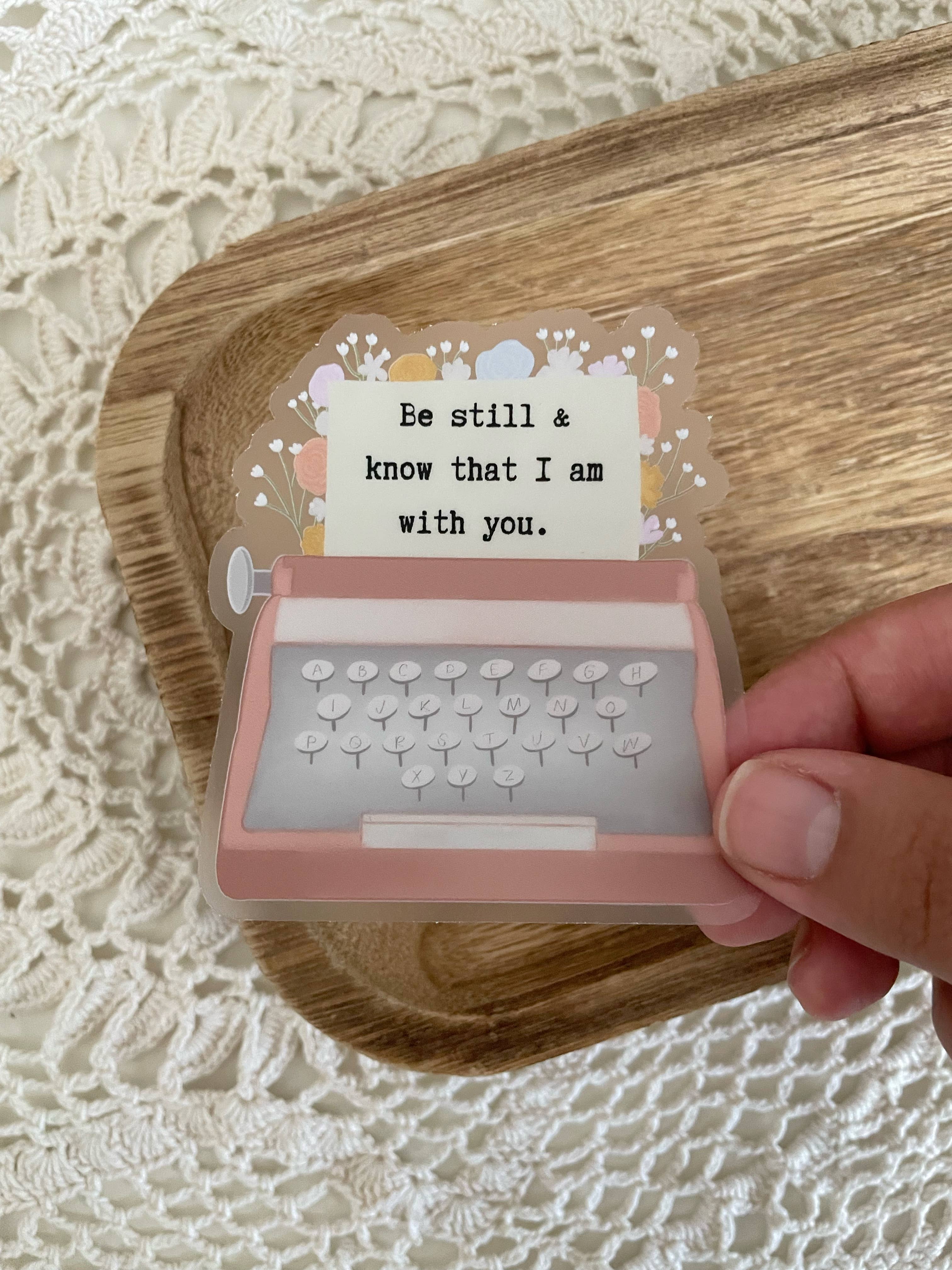 Verosletters - Vente Autocollant - Autocollant transparent pour machine à écrire | 2,77 « x3"