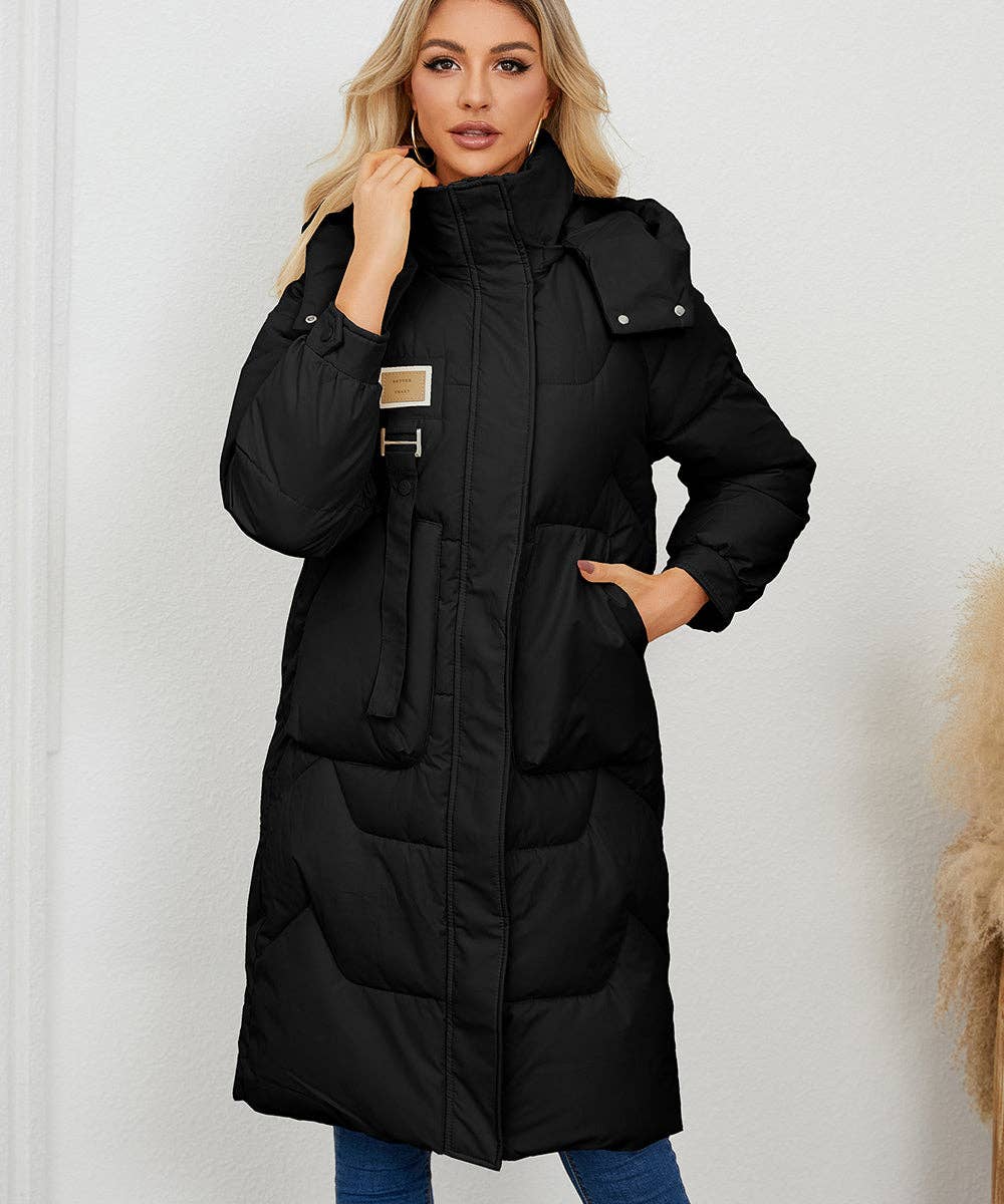 Aria Romance - Wholesale Coat - Women's - Quilted Longline Puffer Coat1