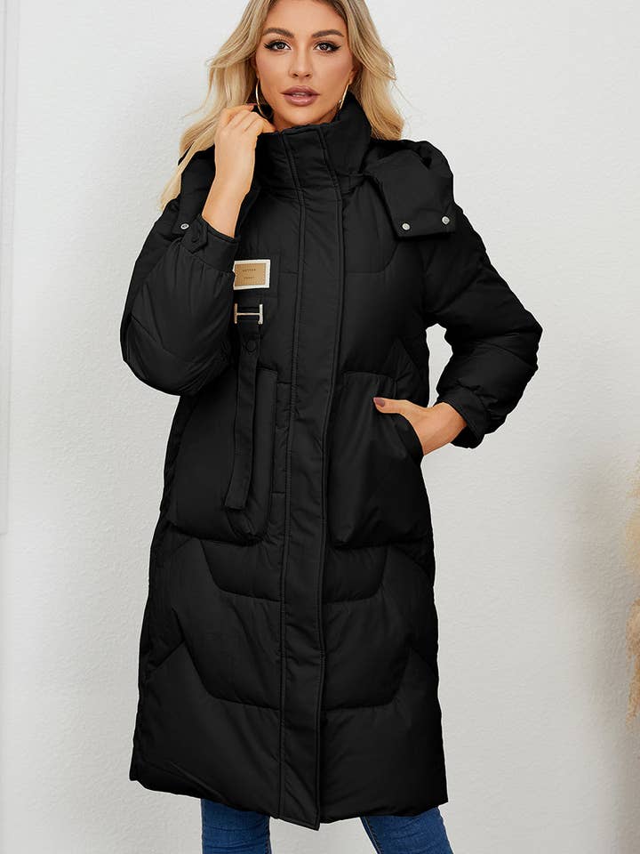 Aria Romance - Wholesale Coat - Women's - Quilted Longline Puffer Coat1