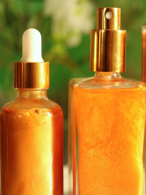 Shimmer Body Oil - Liquid Gold for wholesale by Shakti Creations