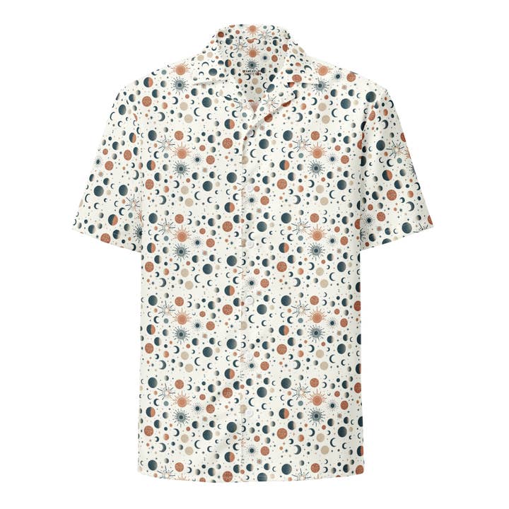 Chemise boutonnée Solar Flare : Sunburst Radiance pour la vente par Texas Eclipse Outfitters