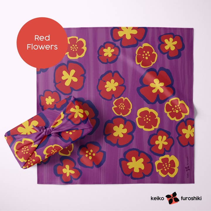 Keiko Furoshiki - Vendita all'ingrosso Carta da regalo in fogli - Panno da regalo giapponese in tessuto riutilizzabile Furoshiki20