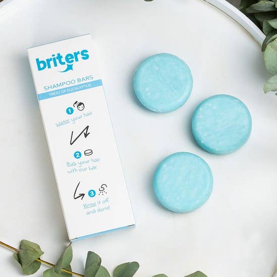 Briters - Wholesale Shampoo Puck/Solid Shampoo - Briters Shampoo Bars - 3pcs - plastic-free0