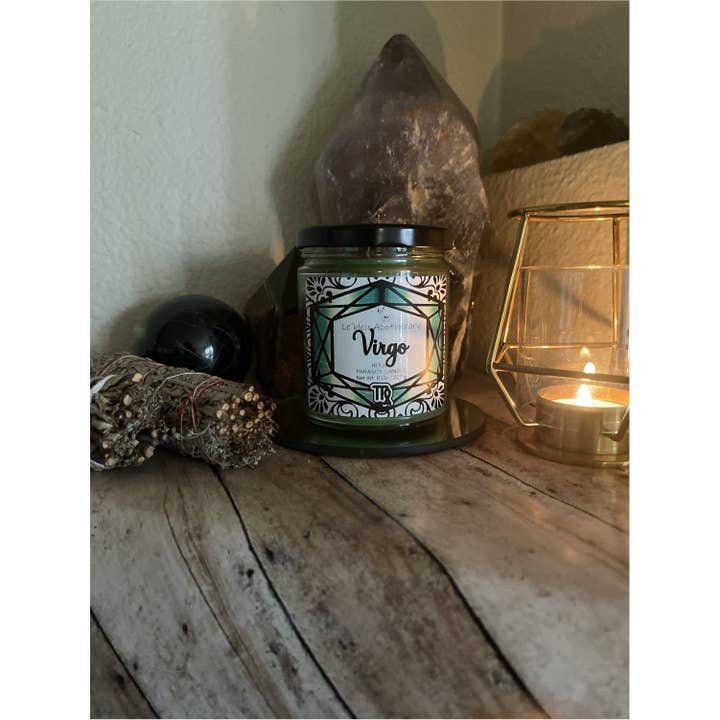 VIRGO Zodiac Candle for wholesale by Le’bleu Apothecary
