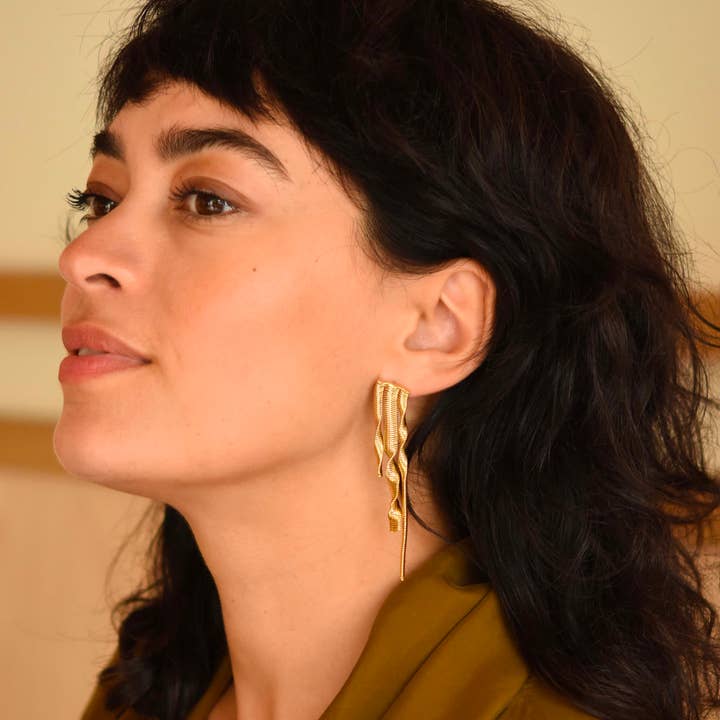 Judith Benita - Wholesale Dangle Earrings - Aava twist maxi earrings1