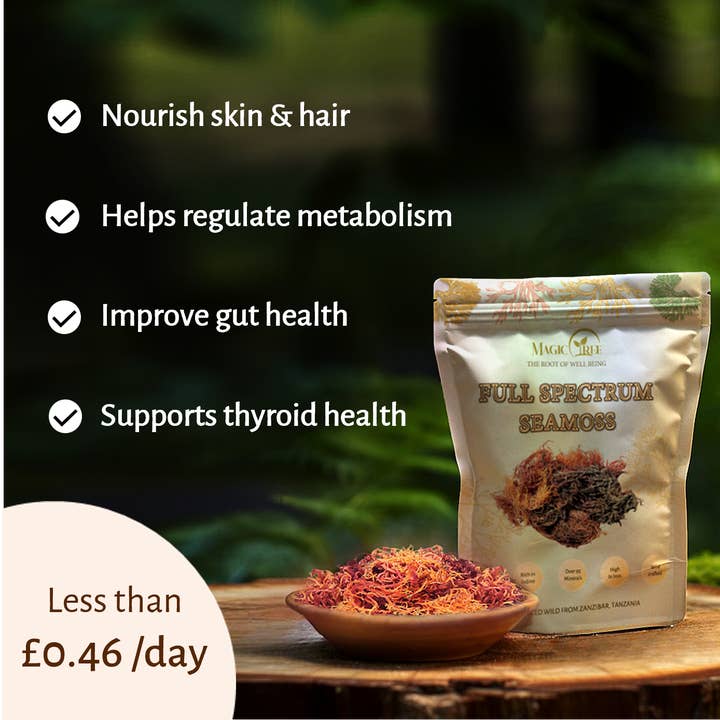 MagicTree Superfoods - Wholesale Oral supplement/vitamin - Full Spectrum Seamoss Deluxe1