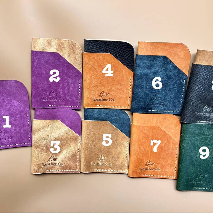 Port Wallet for wholesale by C3X Leather Company