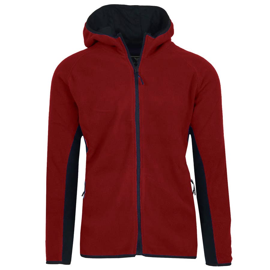 Galaxy By Harvic – wholesale Hoodie – Women's – Women's Loose-Fit Polar Fleece Tech Zip Hoodie 10