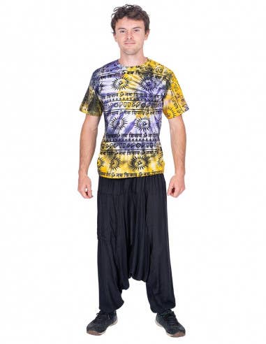 Men's Black Harem Trousers for wholesale on Faire1