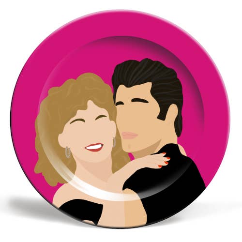 PLACA DE 8 POLEGADAS, GRAXA POR ROCK AND ROSE CREATIVE por atacado de ART WOW