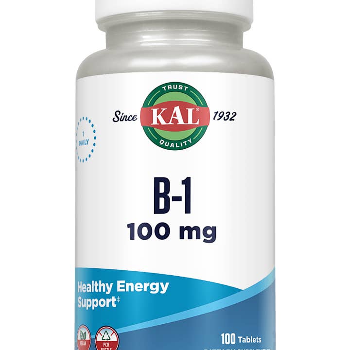 KAL - Wholesale Oral Supplement/Vitamin - B-1 Tablets 100mg