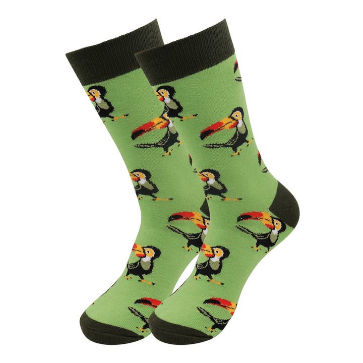 Real Sic – Engroshandel Strømper - Unisex – Animal Fun Sokker - Tiger, Flamingo, Guldfisk, Toucan Sokker