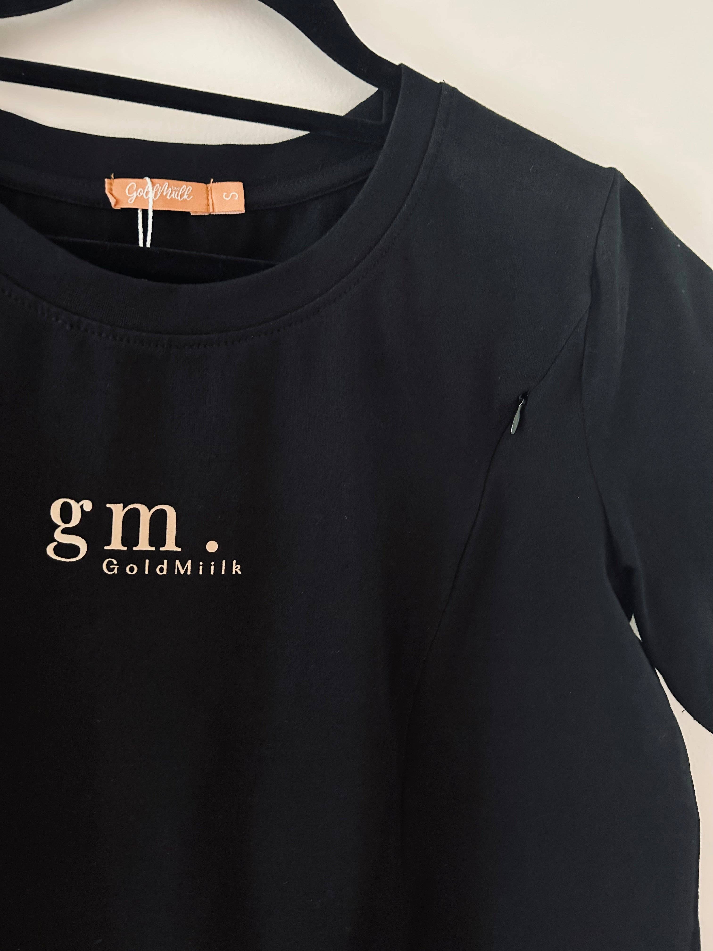 GoldMiilk – Großhandel Stilloberteil – Schwangerschafts- & Stillmode – GM Still-T-Shirt7