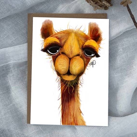 Camel gratulationskort för wholesale av Dafri Studios