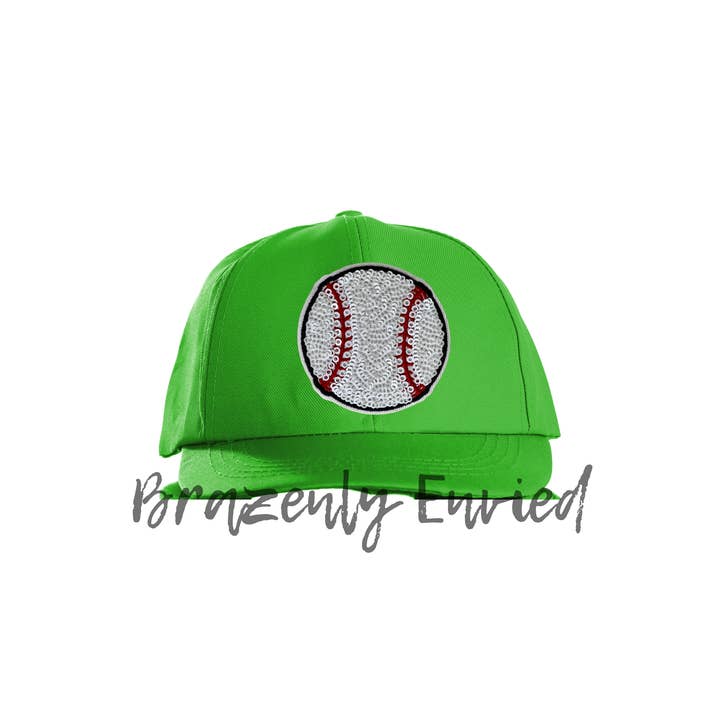 Brazenly Envied - Wholesale Patch - Hat Patch- Sequins Baseball Patch @2.75" In diameter2