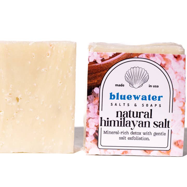Himalayan Salt - 4.5oz Body Wash Bar, Cold Process Soap for wholesale by Bluewater Soaps