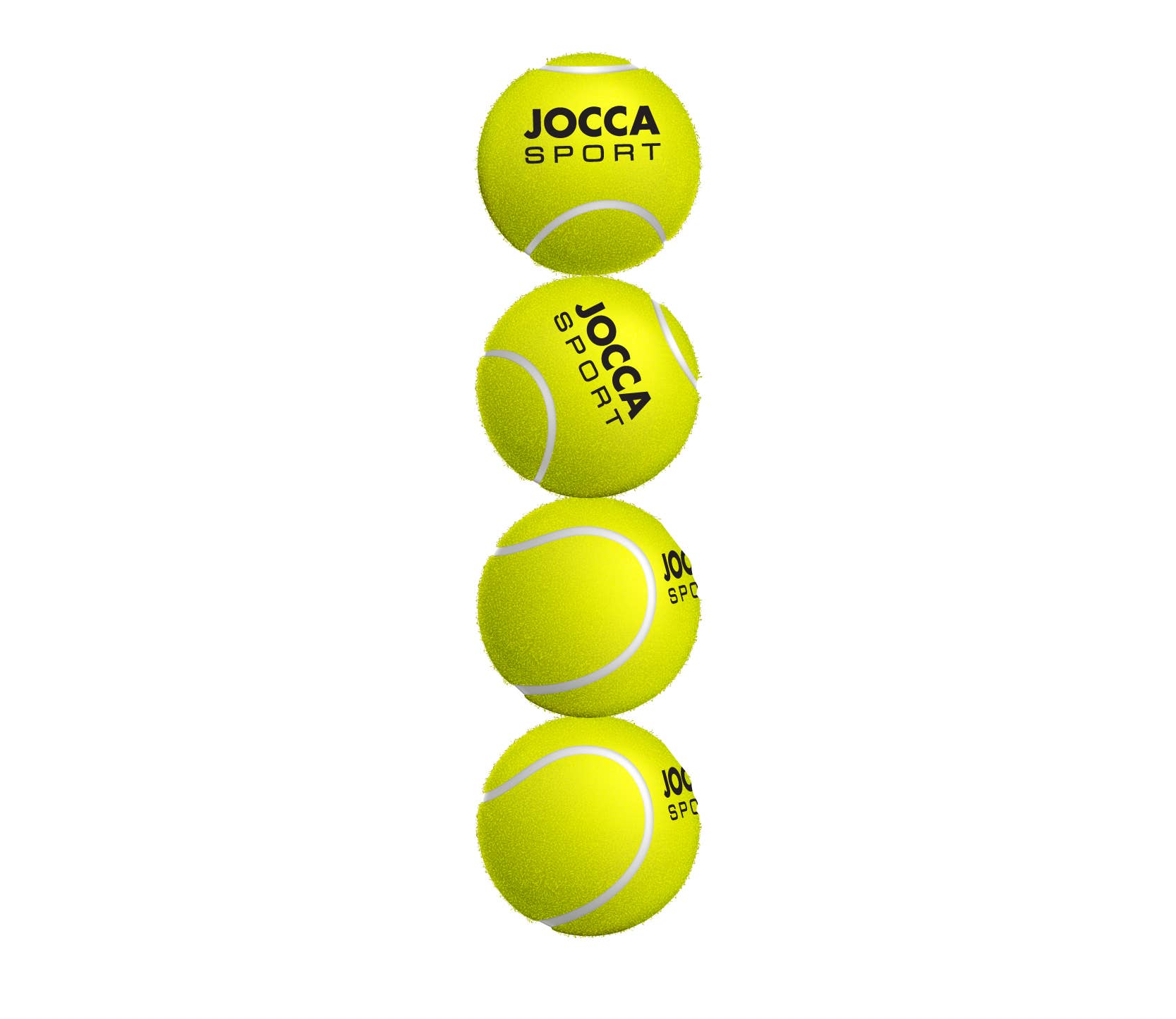 JOCCA - Vendita all'ingrosso Palla sportiva - Palline da tennis pressurizzate (4 pezzi)1
