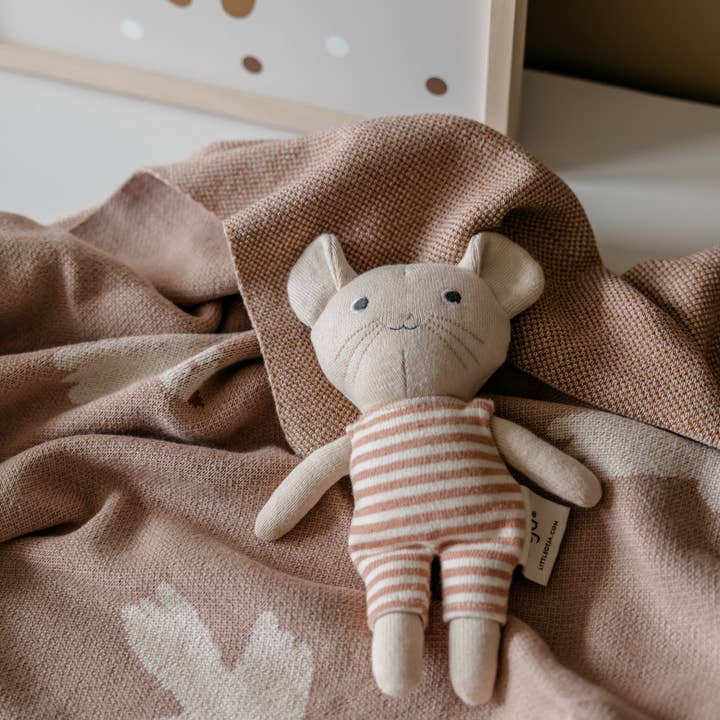 Little Otja - Wholesale Stuffed/Plush Toy - Kids & Baby - Knitted Mouse Stuffed Animal – Soft Plush Baby Shower Gift3