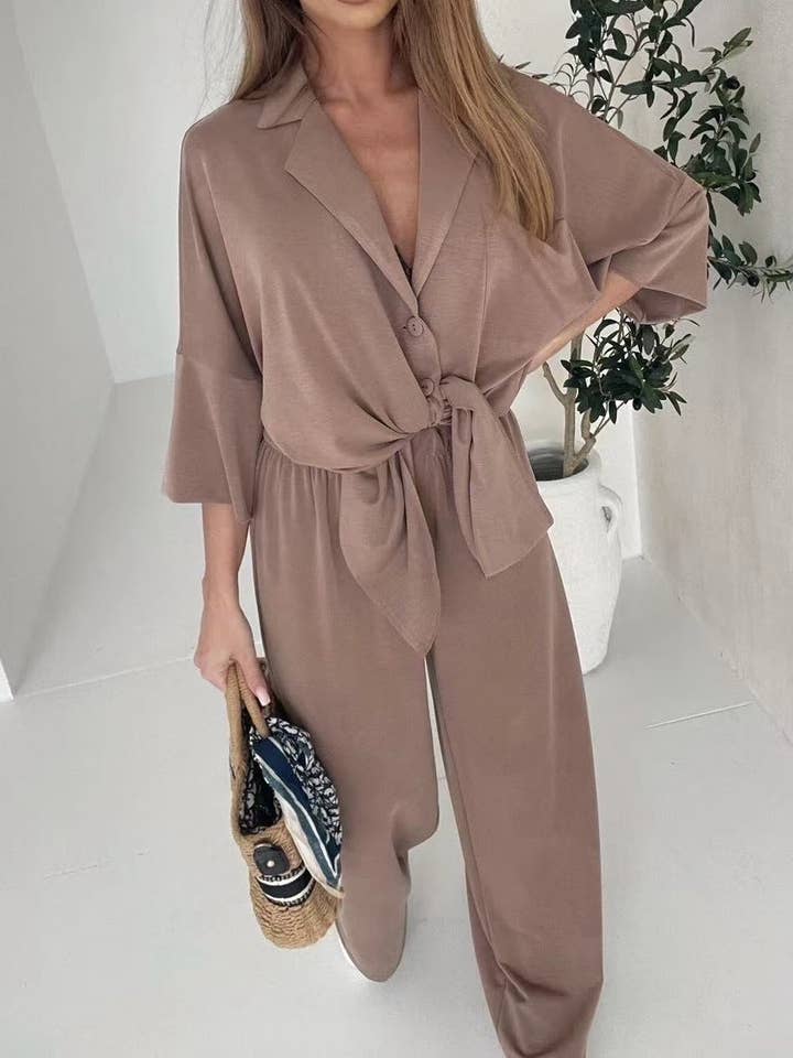 ESTEE BROWN - Wholesale Top & Skirt Set - Women's - 2-piece set in viscose - 8209