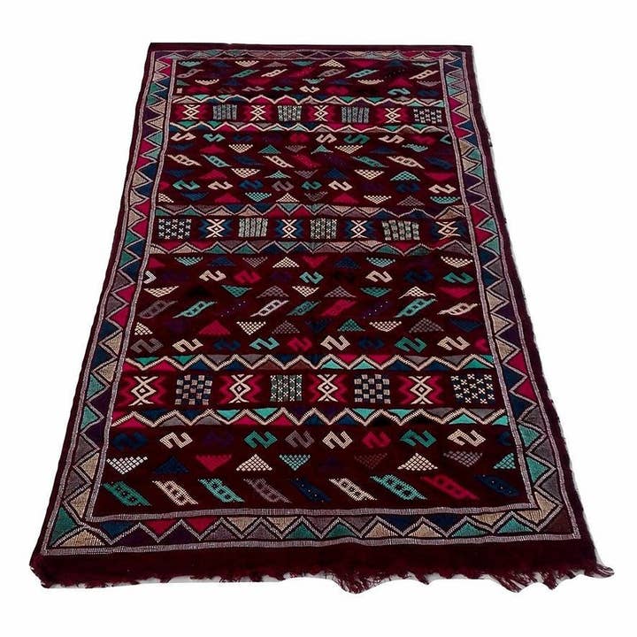 Authentic Moroccan Berber Kilim Wool Rug for wholesale by Etnico del Mondo