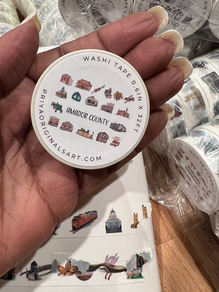 Washi tape - Amador county, California for wholesale by PriyaOriginalsArt