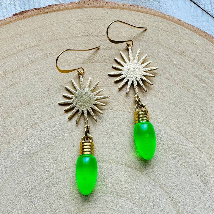 Kerstlicht Boho Geometrische Hangoorbellen voor wholesale door Same Sunset Design