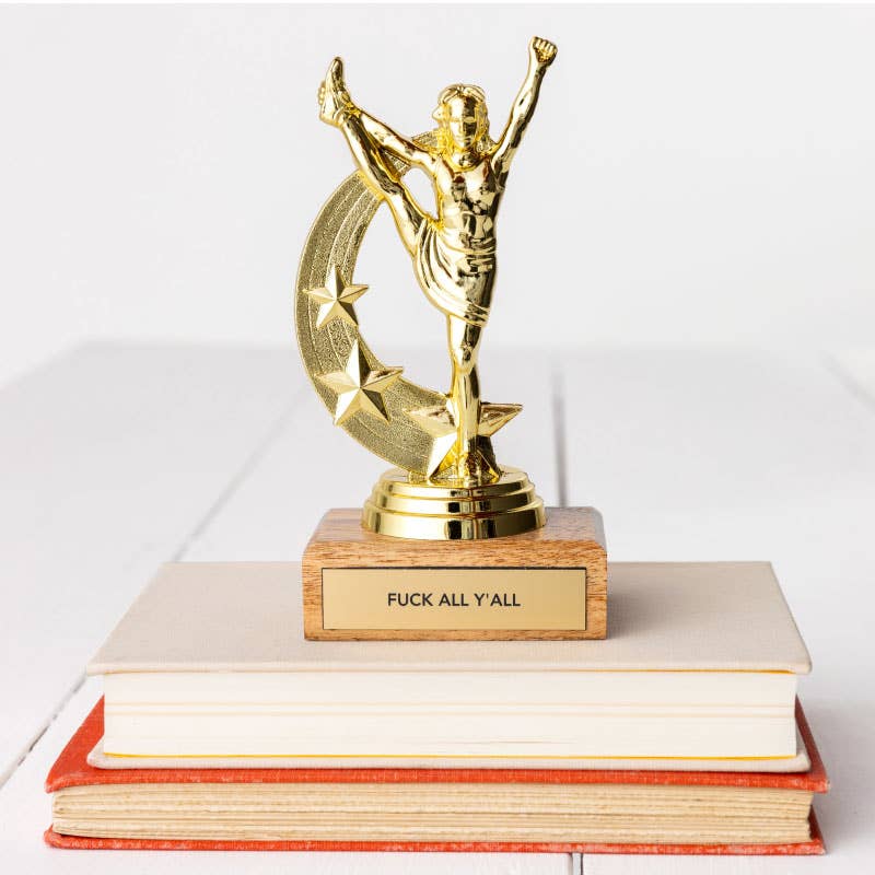 Jenni Earle - Wholesale Decorative Figurine - Gift Trophy - "FUCK ALL Y'ALL"4