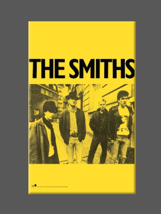 Póster amarillo de THE SMITHS, imán, botón, espejo para venta al por mayor de Ba Ba Buttons