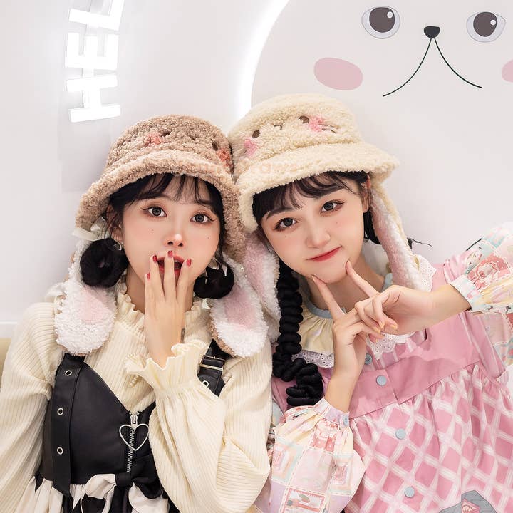 JeanaDraws - Wholesale Bucket Hat - Women's - Bunny Ear Bucket Hat9