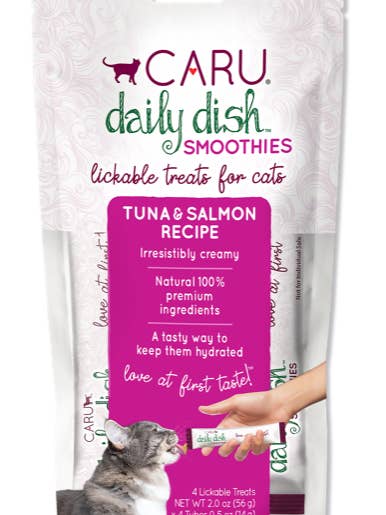 Daily Dish Smoothies Lickable Treat for Cats - Tuna & Salmon for wholesale by Caru