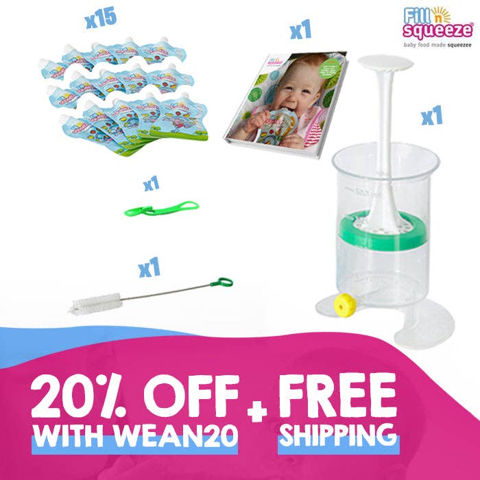 fill n squeeze – wholesale Feeding set – Baby – Baby Food Pouch Maker Kit - Bumper Kit