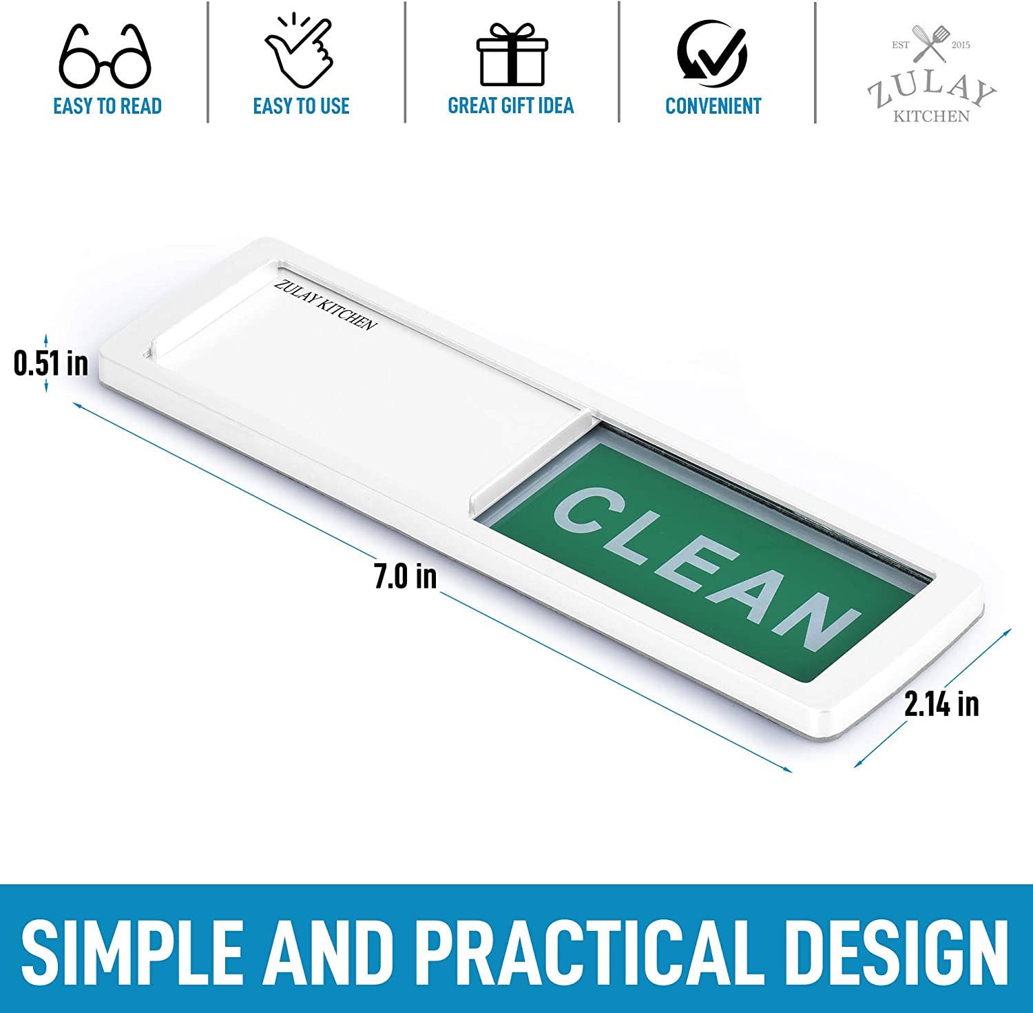 Zulay Kitchen – wholesale Magnet – Dishwasher Clean Dirty Magnet Sign26