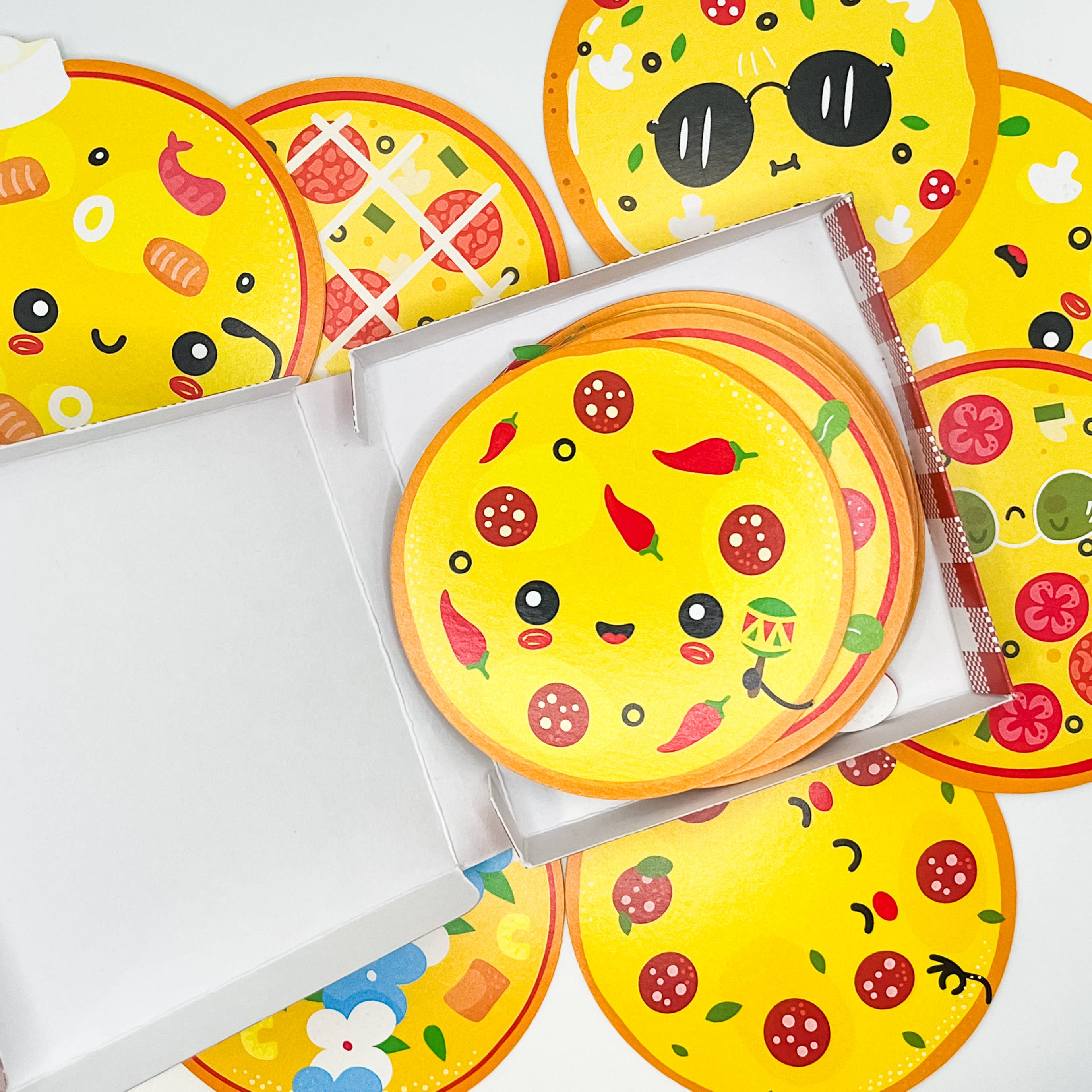 The Paxton Press - Wholesale Stationery/Notecard Set - Box of Pizza Notecards3