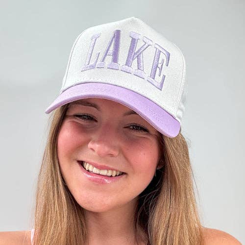 LM-3014 LAKE CAP LIGHT PURPLE for wholesale by Girlie Girl Originals