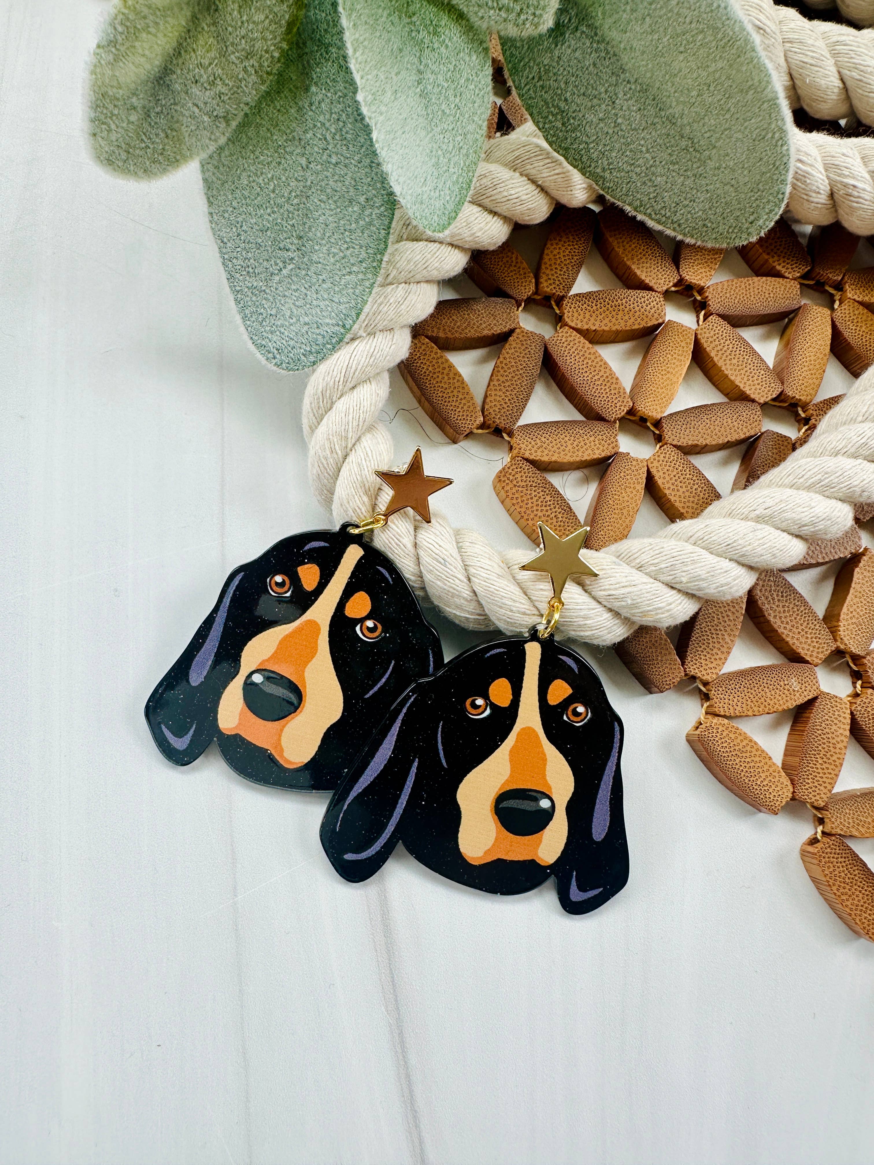 EJ Clay Co - Vendita all'ingrosso Orecchini pendenti - Ciondoli con mascotte TN - placcati in oro 18 carati