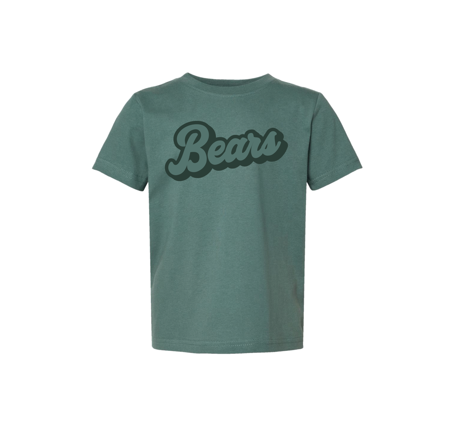 The Chester Drawer – Engroshandel T-shirt med print - Unisex – Bears Haglos Grøn + Guld4