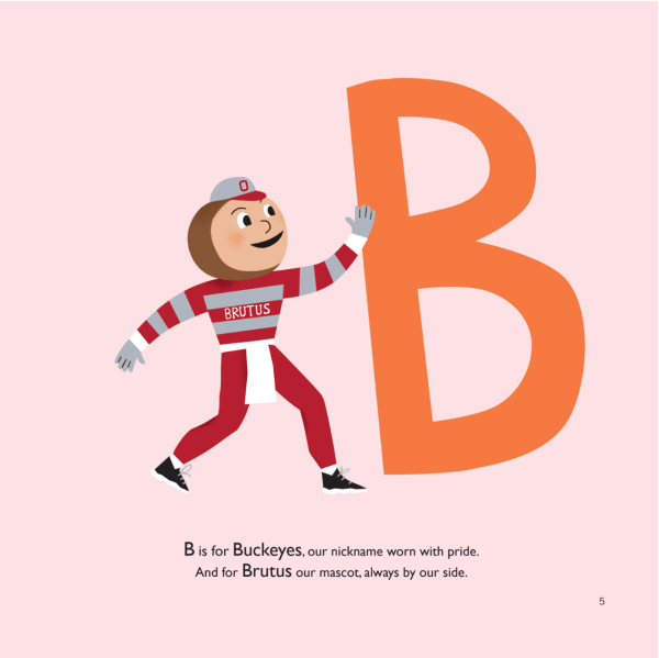 Collegiate ABCs - Wholesale Preschool Book (3-5) - Ohio State University A to Z Children’s Book | Buckeyes Gift1