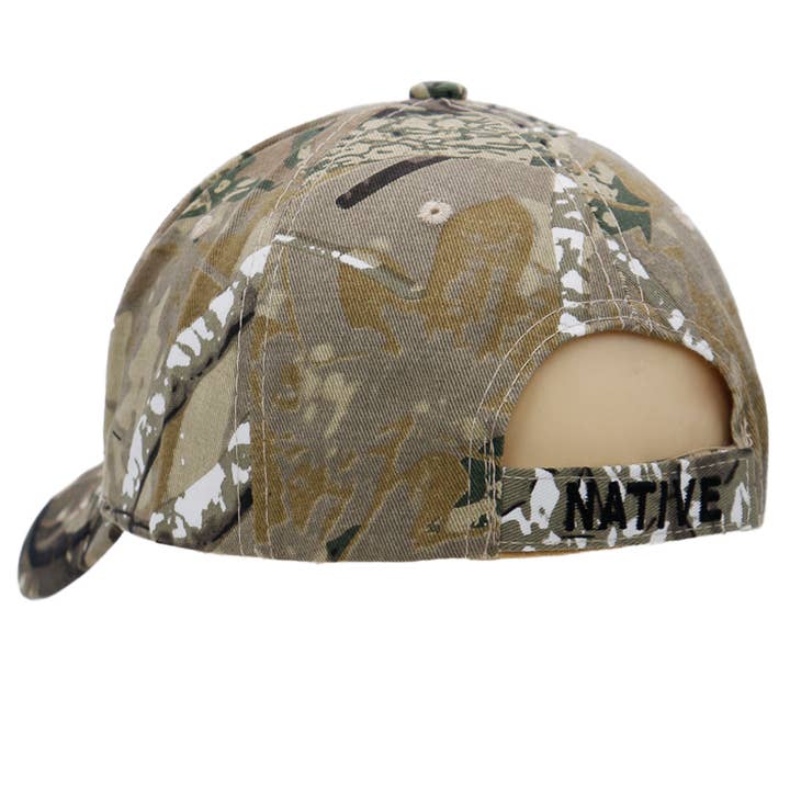 Cap Zone - Wholesale Baseball Cap - Unisex - Native Pride Tribal Longhorn Bull Baseball Cap