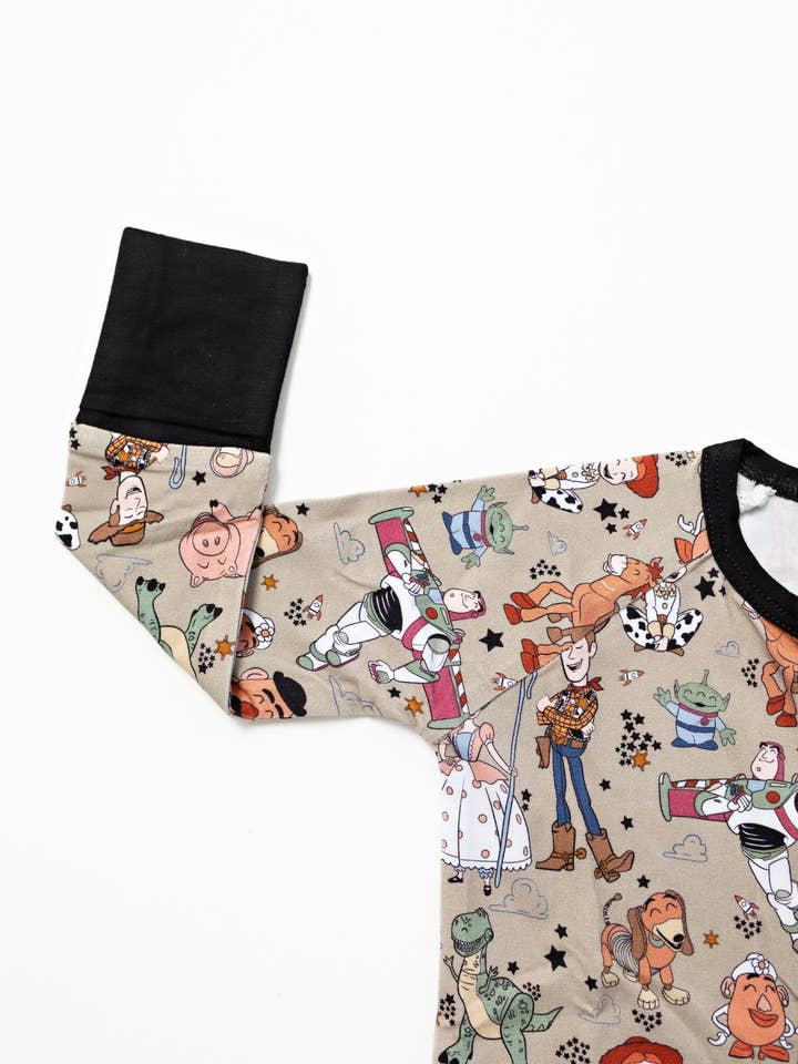 Ellie Sue - Wholesale Sleepsuit - Baby - Round Up Gang Zipper Romper