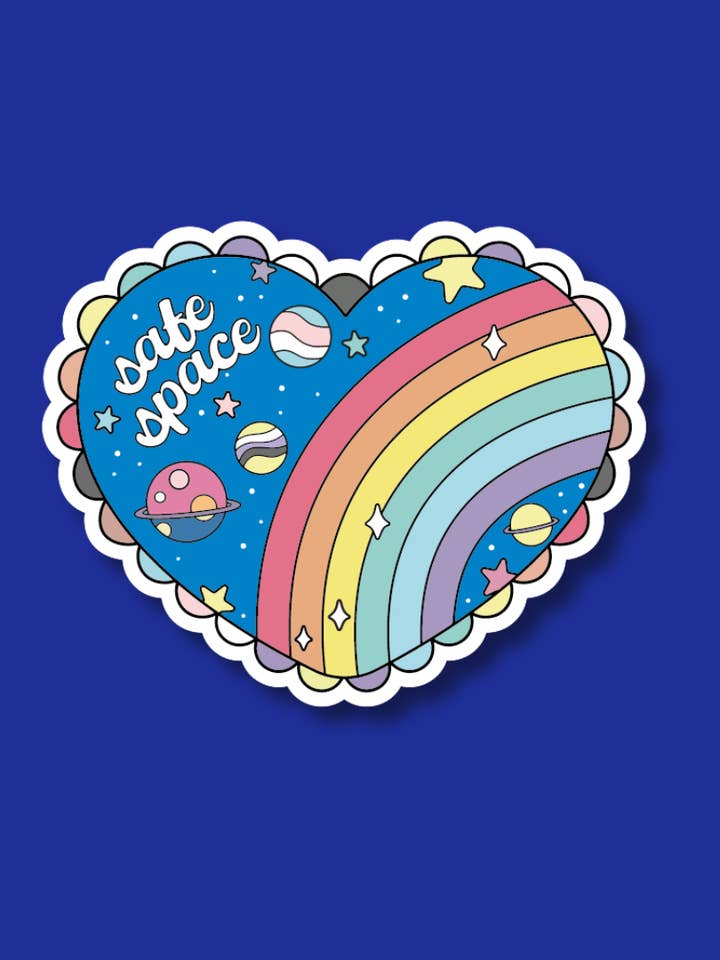 Badge Reel Topper | Safe Space | 2.5 Inch for wholesale by Snarkynurses