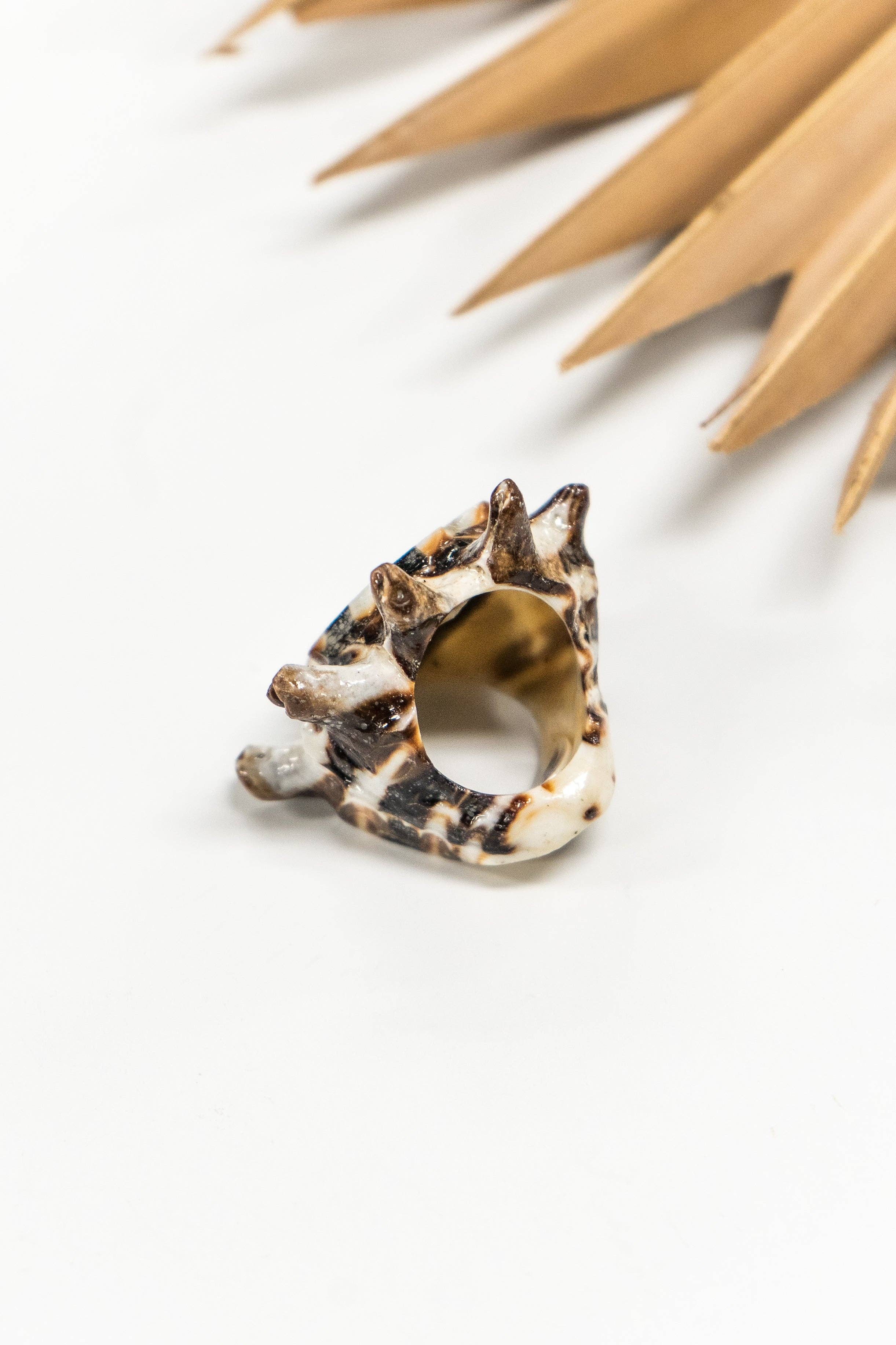 Bali Queen - Wholesale Cocktail/Statement Ring - Bali Shell Rings20