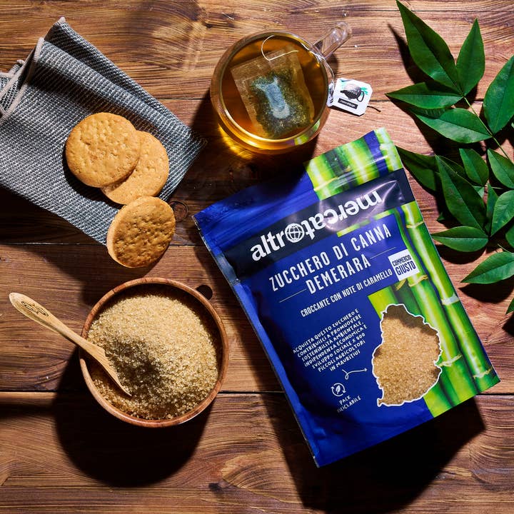 Altromercato - Venta al por mayor Azúcar - Demerara - Azúcar moreno cristalizado de Mauricio - 500 g4