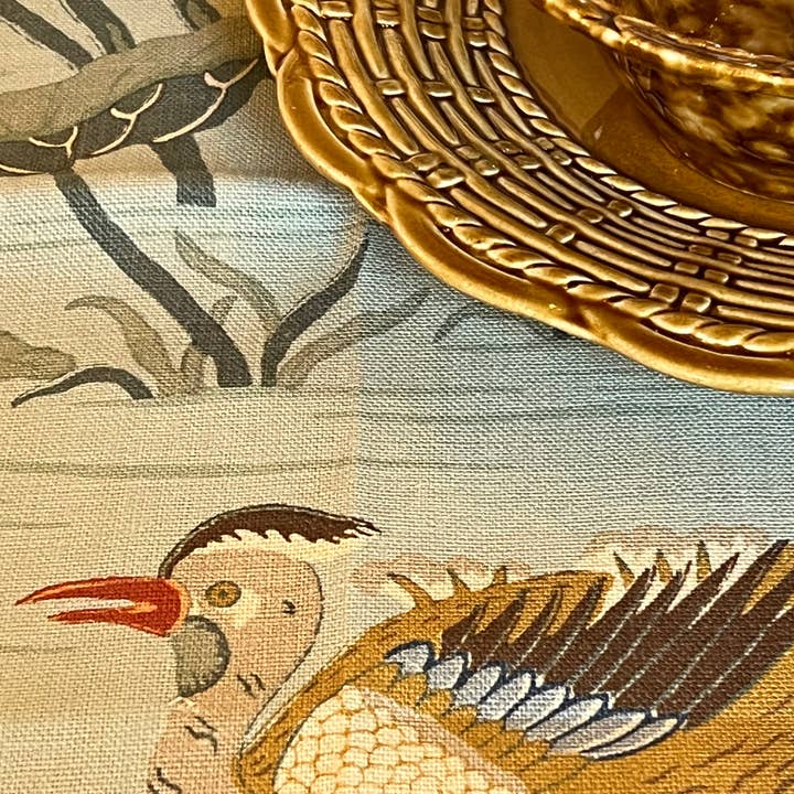 Provvista Designs - Wholesale Dinner Plate - Basket Jubilee Dinner Plate in Tortoise3