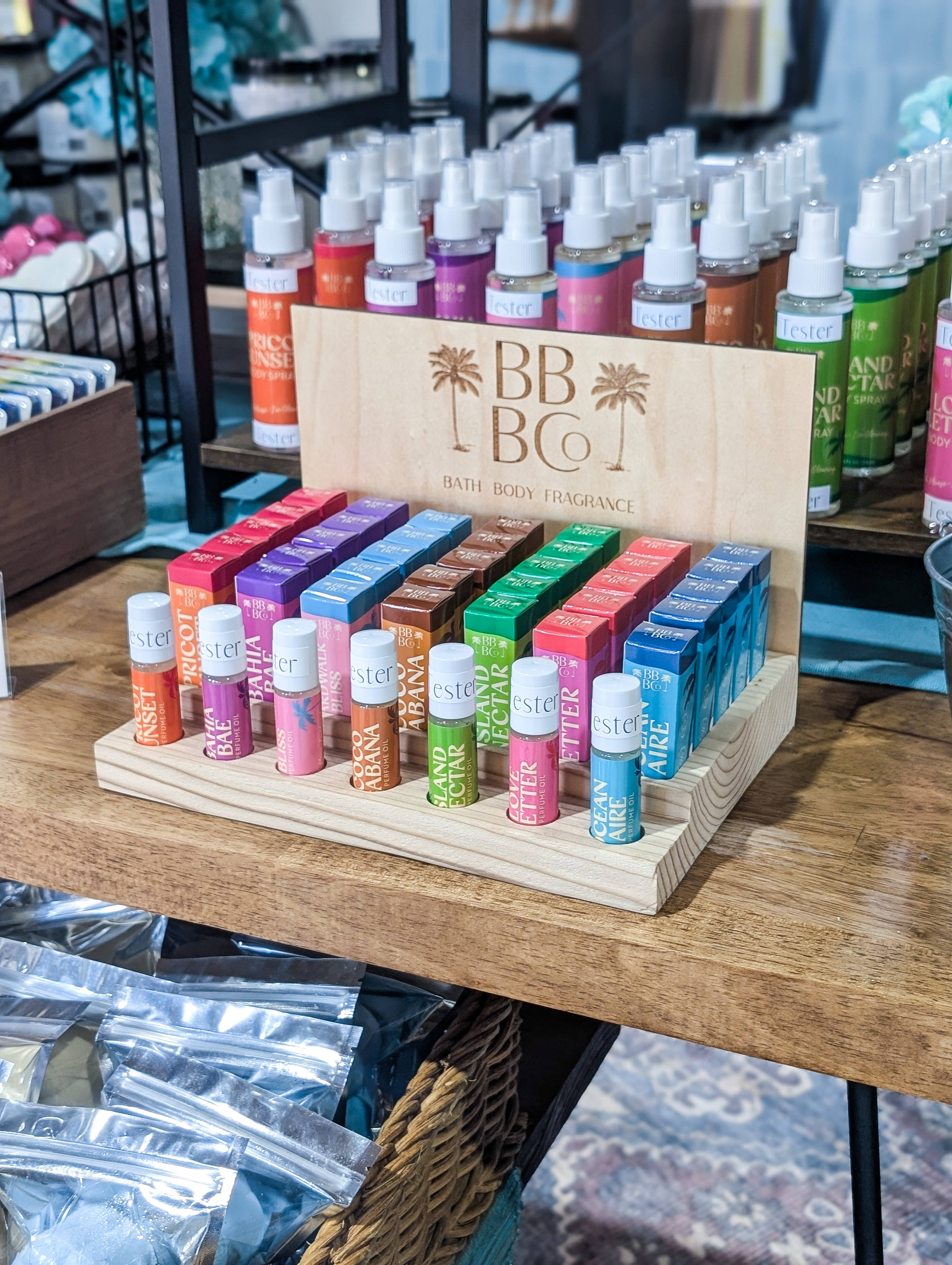 Beachy Bubbles Bath Co - Wholesale Roll-On Fragrance - Perfume Oil Roller Display Bundle – Includes 35 perfume oils1