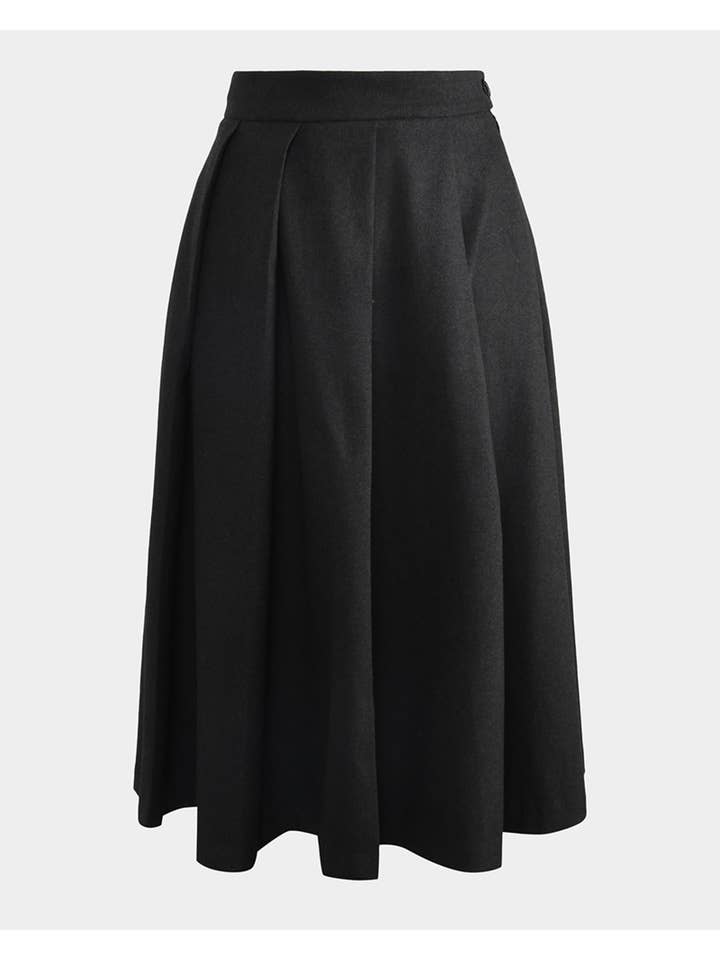 Forcast - Wholesale Skirt – Women’s - Forcast Women's Ryan Pleated Midi Skirt10