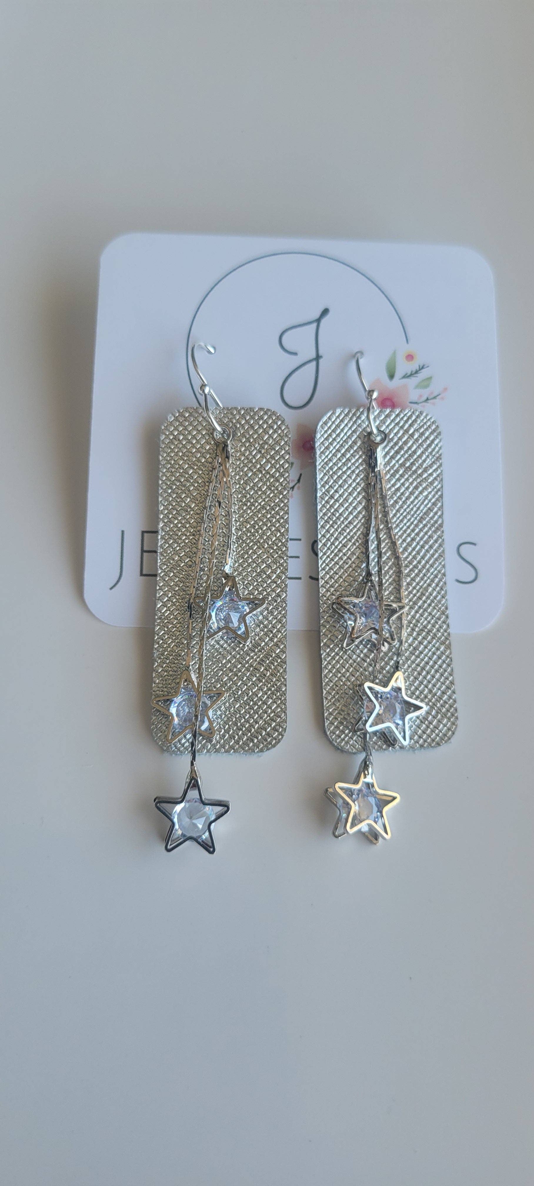 JEMdesigns - Wholesale Dangle Earrings - Shooting Star Drop Earrings